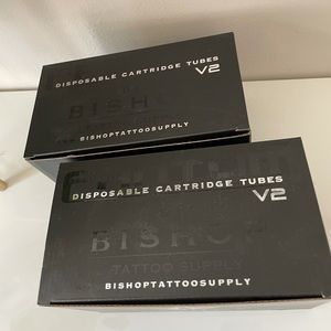 2 boxes Bishop Fantom disposable grips tubes